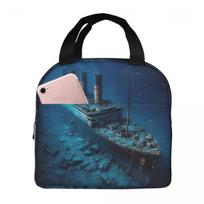 RMS Titanic Insulated Lunch Bag for Women Kids Leakproof Food Boxes Thermal Lunch Box Tote One Size