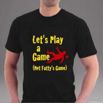 Mr Jolly Lives Next Door T-shirt Fatty's Game Comic Strip Rik Mayall Tee MJLND M
