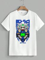 Gundam Exia GN-001 T-Shirt Mobile Suit 00 Setsuna F. Seiei Anime Unisex XS