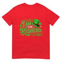 Funny St Patricks Day Dibs On The Redhead Im The Redhead TShirt S