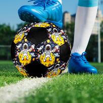 1pc Space Adventure Astronaut Foot-Friendly, Anti-Slip and Wear-Resistant, High Elasticity, size 5 Indoor/Outdoor Universal Soccer Ball/Football Q2608 Size 5