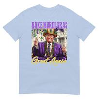 Funny Mardi Gras Donald Trump Mardi Gras American Flag Unisexs TShirt S