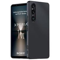 Applicable to Sony Xperia 1-VI mobile phone case plain leather anti-drop lamb leather ultra-thin leather Sony leather protection Sony 1-vi