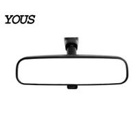 Interior Rearview Mirror Rear View Assembly for Nissan Altima Tiida Sylphy Qashqai Murano, Auto Replacement Manual Anti-Glare Mirror, Clear juoda