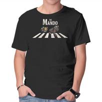 Unisex Crew Neck T-Shirt The Mando Graphic Short Sleeve Casual Tee XXL