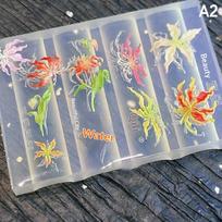Flexible Lily Flower 3D  Silicone Nail Mold DIY Nail Art Template for Salon Acrylic Gel Polish Craft A2