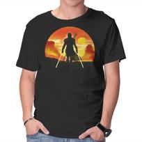 Unisex Crew Neck T-Shirt The Mandalorian Knight Graphic Short Sleeve Casual Tee S