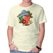 Unisex Crew Neck T-Shirt Caffeine Team Graphic Short Sleeve Casual Tee S