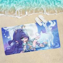 Game Genshin Impact Lauma Beach Towel For Beaches Yoga Studios Gyms Hot Springs Swimming Pools And Picnics STJ40x70CM
