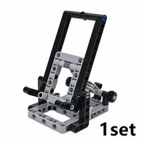 Desk Adjustable Flat Phone Holder Stand MOC High-Tech Creative Building Block Portable Universal Mobile Cell Bracket Bricks Toys