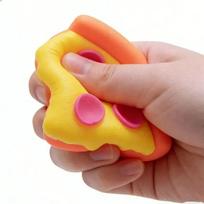 Schylling pizza Sensory Fidget Cube Stress Relief Squishy Cube Anti-Anxiety Squeeze Object For Focus ADHD Population
