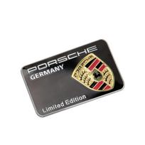 Automobilio stilius 3D lipdukas Aliuminio ženklelis Automobilio kėbulo lipdukai Decals For Porsche 911 Cayenne Carrera 928 Panamera Boxster Macan 918