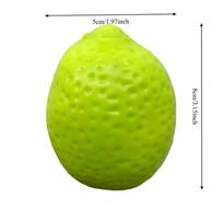 Crunchy Lemon Stress Ball Squeeze Toy Color-Changing Lemon Squishy Crispy Filler Inside Anti-anxiety Stress Relief Fidget Toy