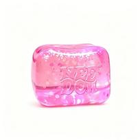 Needoh Blizgus kubas su gliteriais Suspaudžiamas žaislas Minkštas lėtai kylantis dekompresinis kamuoliukas Nerimo mažinimo jutiminis fidget žaislas paaugliams vakarėlio dovana pink