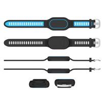 Silicone Wristband Compatible for 2026 Samsung Galaxy SmartTag 2 Waterproof Watch Strap Watch Band Adjustable for Kids Elderly mėlyna