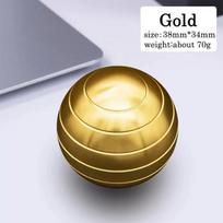 Kinetic Art Desk Fidgets Spinner Toys Illusion Metal Spinner Ball Adults AntiStress Gyro Hand Fingertip Toy Desktop Fingertip auksas