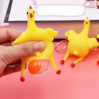 Egg Laying Chicken Squeeze Toy Funny Prank Gadget For Boredom Stress Relief Desktop Ornament United States