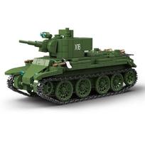BT-7 Rapid Tank Early version Large tank Model DIY Toy Creative Toys Model Bricks Tank Assemble Toy Building Blocks Gifts No original box