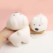 Dog Anti Stress Toys Flour Stress Ball Cute Cartoon Animal Squishy Squeeze Vent Balls Stress Relief Pinch Toy Kids Doll Gift one size