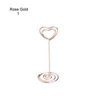 Supplies Paper Clamp Desktop Decoration Clamps Stand Table Numbers Holder Place Card Photos Clips 3-1pc sidabras