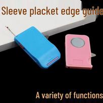 Multi-Purpose Sewing Tool: Sleeve Patch Guide, Edge Stop, Seam Press, and Thread Cutter