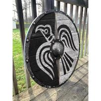 Medieval Eivor Valhalla Raven Clan Authentic Battleworn Viking Shield replica