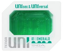 Masturbatorius Tenga Uni Emerald, žalias