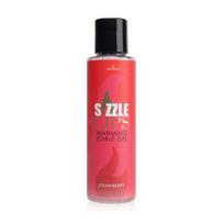 Lubrikantas Sensuva Sizzle Lips šildantis gelis braškių skonio 125 ml, valgomas