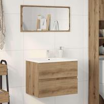 Bathroom Cabinet, Artisan Oak, 60X38.5X45 Cm
