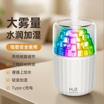 New mini humidifier, creative and colorful ambient light humidifier, silent home desktop humidifier balta