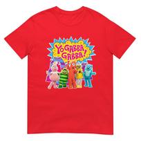 Yo Gabba Gabba Colorful Character Cutouts Tshirt S