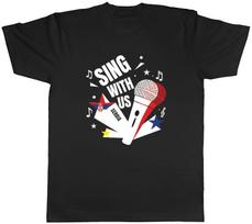 Serbia Music Sing with us Note karaoke Mens T-Shirt Tee Gift Top M