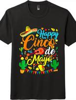 Happy Cinco de Mayo Mexican Fiesta Sombrero T-Shirt XXXL