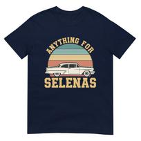 Anything For Selenas Retro Car Sunset Classic Fan TShirt S
