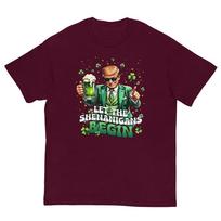 Let The Shenanigans Begin Funny Trump St Patricks Day Tshirt S