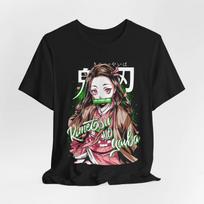 Nezuko Anime Tee, Japanese Graphic Shirt, Unisex Manga T-Shirt Anime Fans XXXXL