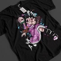 Demon Slayer Shirt Nezuko TShirt Tanjiro KNY Anime Zenitsu Top Akaza Muzan Tee S