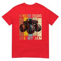 Monster Trucks Are My Jam Vintage Retro Monster Truck Tshirt Small S