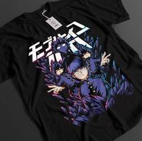 Mob Psycho 100 Shirt Shigeo Kageyama Tshirt Reigen TShirt Ritsu Teru Anime Tee S