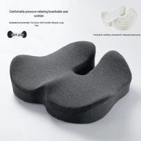 Non-Slip Memory Foam Seat Cushion for Comfortable Long Sitting - Ideal for Home Office Chair