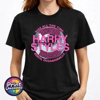 Harry Styles TShirt Together Together Tee Kiss All The Time Disco Black S3XL M