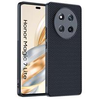 Applicable to Honor Magic7Lite mobile phone case Carbon fiber Kevlar pattern all-inclusive ultra-thin Magic 7Pro protective case honor magic7lite