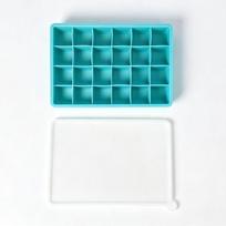 15 or 24-Grid Easy Demold Ice Cube & Popsicle Mold with Lid – Food-Grade Silicone for Baby Food