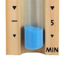 A84E-2X 15 Minute Timer Sauna Hourglass Wall Rotating Sand Timer Countdown Clock 15 Minute (Blue) mėlyna