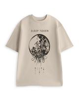 Sleep token short sleeved tshirt  unisex oatmeal  official merch M