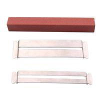 Multipurpose Guitar Fret Extractor Set with Polishing Stone and Fingerboard Guard Metal Texture Suitable for Easy Repair