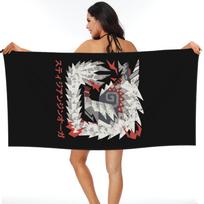 Monster Hunter Beach Towel Soft Microfiber Quick Dry Absorbent Quick Towels For Mountain Climbing 70x140 cm