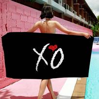 Singer T-The Weeknd Xo Microfiber Beach Towel Absorbent Quick Dry Soft Yoga Swimming Resort Mountain Climbing Towel Cotton 30x30cm