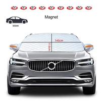 Magnetic Car Snow Ice Protector Window Windshield Sun Shade Front Rear Windshield Block Cover Visor With 9 Magnets Universal