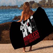 A-Mindless Self Indulgence-S Microfiber Printed Beach Towel Mountain Climbing Yoga Beach Swimming Running Absorbent Soft Towel Cotton 30x30cm